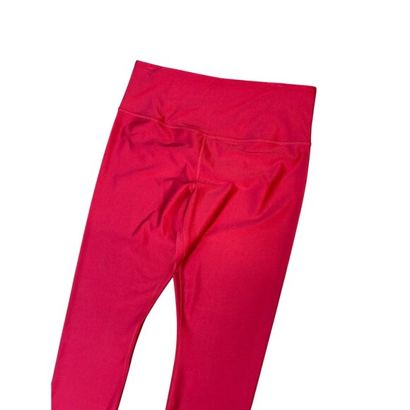 Athleta Elation Sheen Tight Leggings Lustre Red Large NWT $99 - Picture 2 of 4